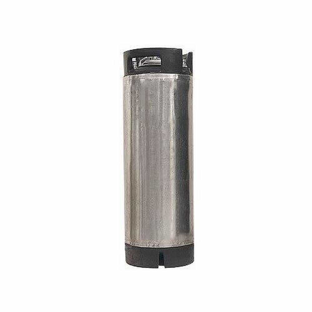 All Safe Global Inc Stainless Steel Reconditioned Ball Lock Homebrew Keg with Dual Handle 