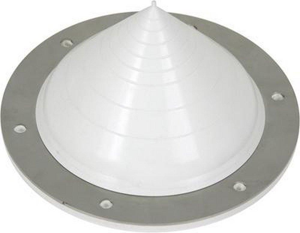 Central States Industrial White Bolt x Slip Silicon Full Cone Flexible Coupling for Boot Fitting 