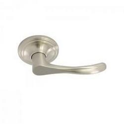 Passage Lever Set in Satin Nickel