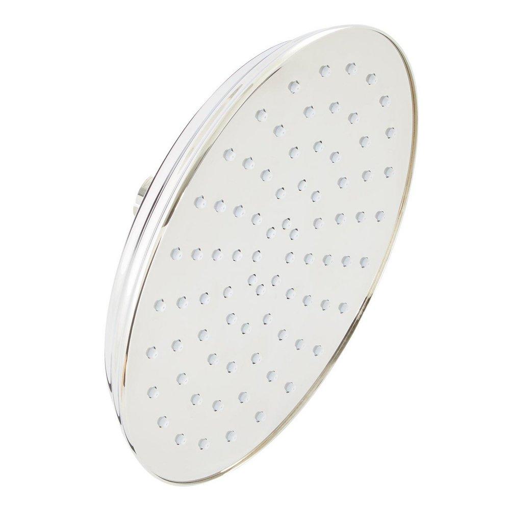 Signature Hardware Polished Nickel Single Function Rain Showerhead 