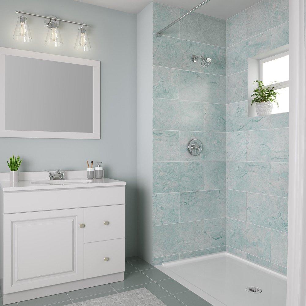 PROFLO&reg; Chrome Single Handle Single Function Shower Faucet (Trim Only) 