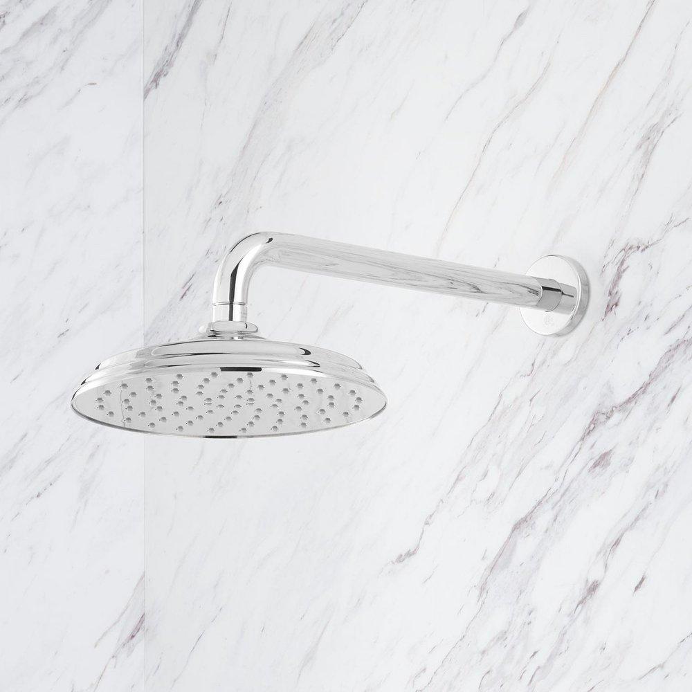 Signature Hardware Polished Chrome Single Function Rain Showerhead 