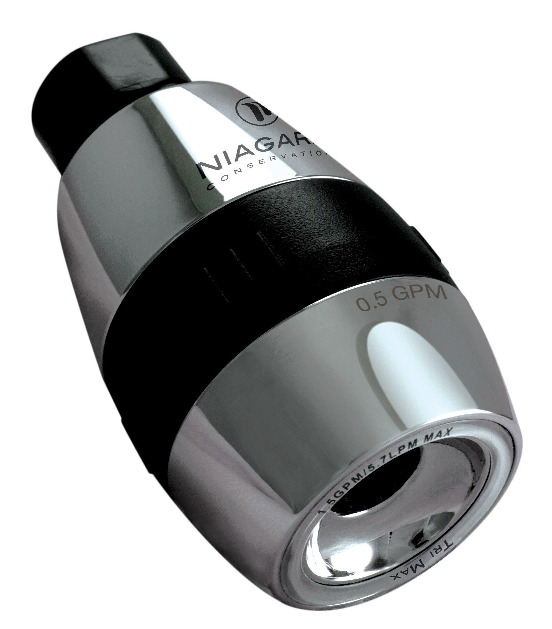 Niagara White Single Function Full Showerhead 