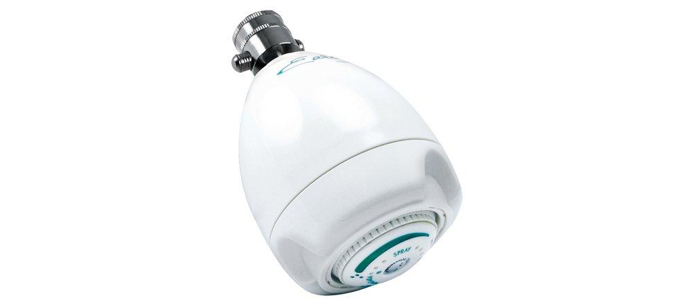 Niagara White Single Function Massage Showerhead 