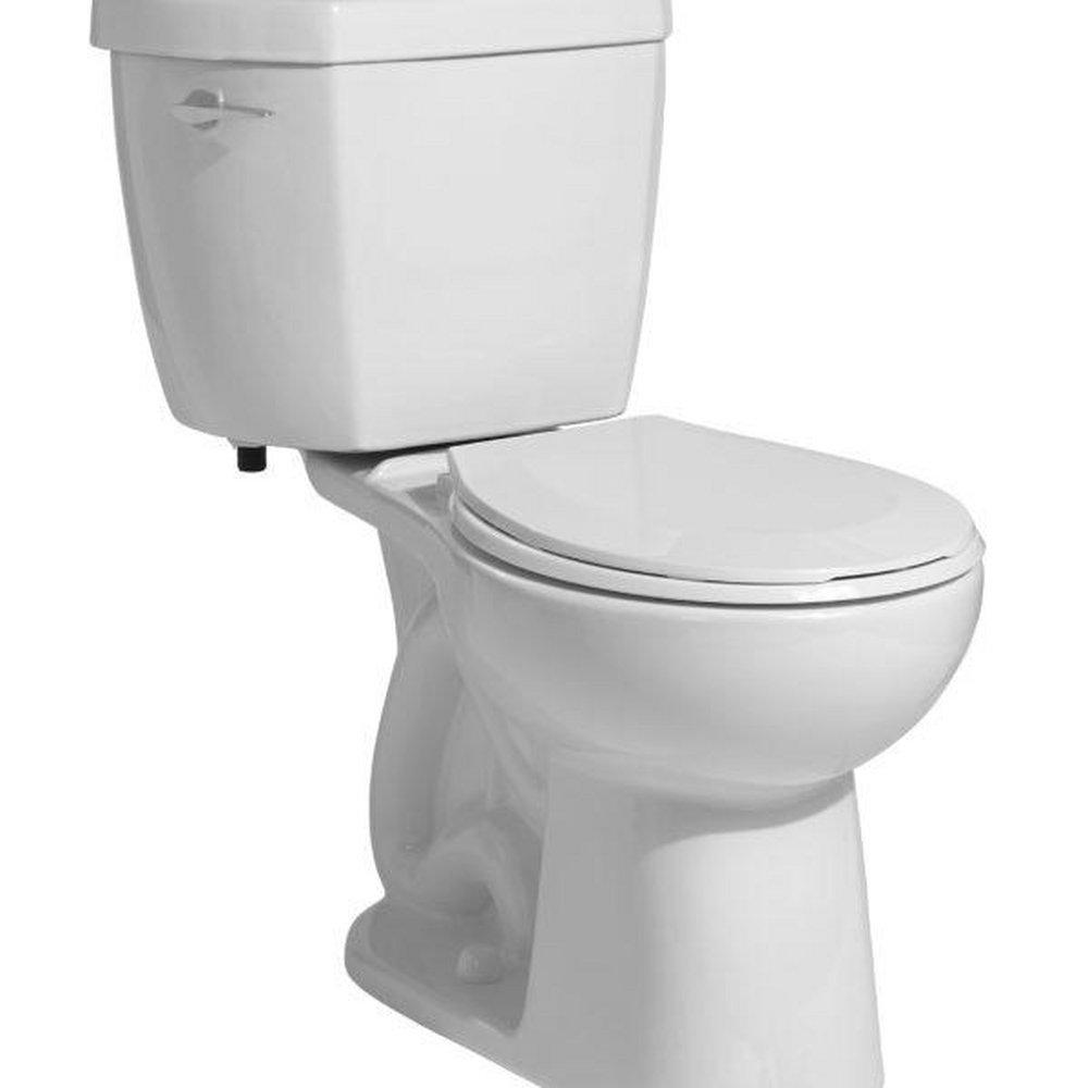 Niagara White 0.8 gpf Round Floor Mount Toilet Bowl 