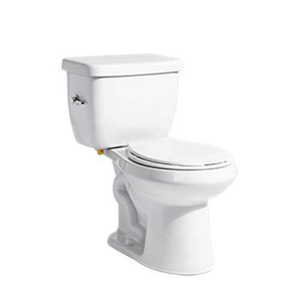 Niagara White 1.28 gpf Round Floor Mount Toilet Bowl 