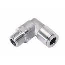 Polyconn Push x MNPT Reducing 316 Stainless Steel 90 Degree Elbow 