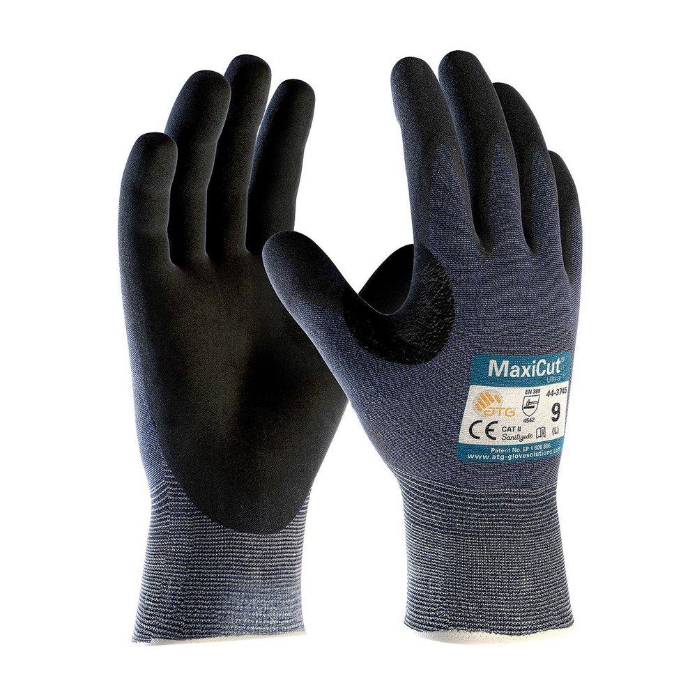 MaxiCut&reg; Ultra&trade; Black Foam, Rubber and Yarn Seamless Gloves 