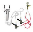 Taprite Stainless Steel Kegerator Tower Conversion Kit for Dual Tap Configuration 