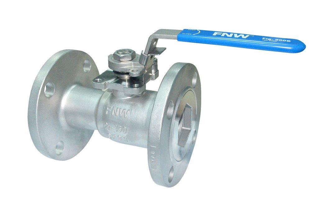 FNW&reg; Stainless Steel Standard Port Flanged 150# Ball Valve 