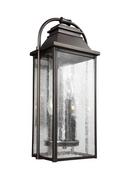 Visual Comfort & Co. Studio Antique Bronze 60W 3-Light Outdoor Wall Lantern 