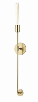 75W 1-Light Medium E-26 Incandescent Wall Sconce in Aged Brass