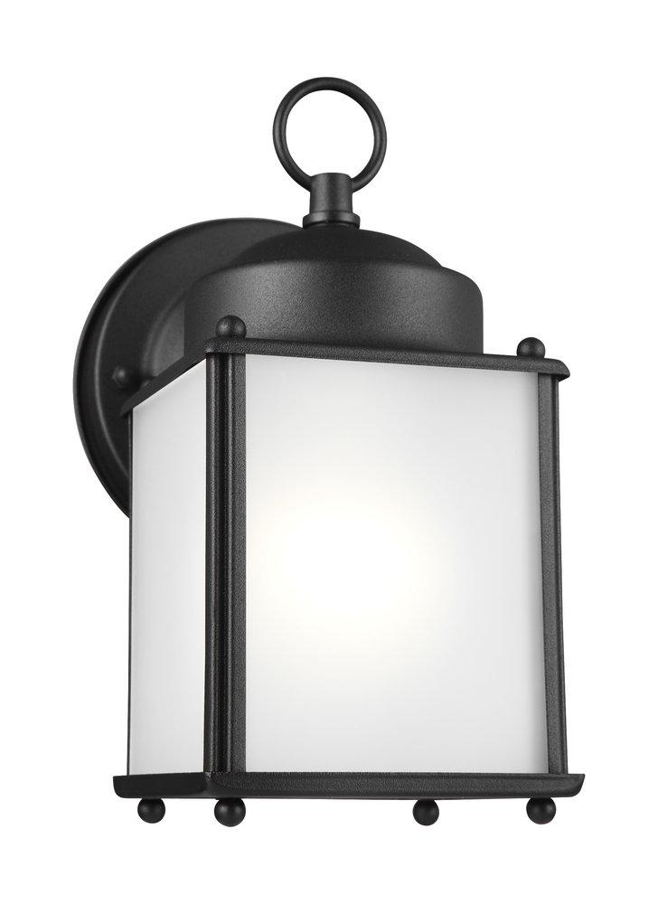 Visual Comfort & Co. Generation Lighting Black 9.5W 1-Light Medium E-26 LED Outdoor Wall Sconce 