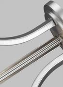 Visual Comfort & Co. Generation Lighting Brushed Nickel THREE LIGHT SEMI-FLUSH MOUNT 