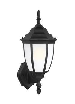 100W 1-Light Medium E-26 Outdoor Wall Sconce in Black