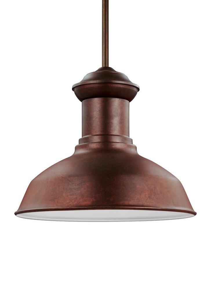 Visual Comfort & Co. Generation Lighting Weathered Copper LED OUTDOOR PENDANT 