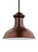 Visual Comfort & Co. Generation Lighting Weathered Copper LED OUTDOOR PENDANT 