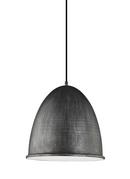 Seagull Lighting Stardust 15-3/4 in. 9.5W 1-Light Medium E-26 A19 LED Pendant 