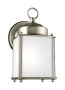 Visual Comfort & Co. Generation Lighting Antique Brushed Nickel ONE LIGHT OUTDOOR WALL LANTERN 