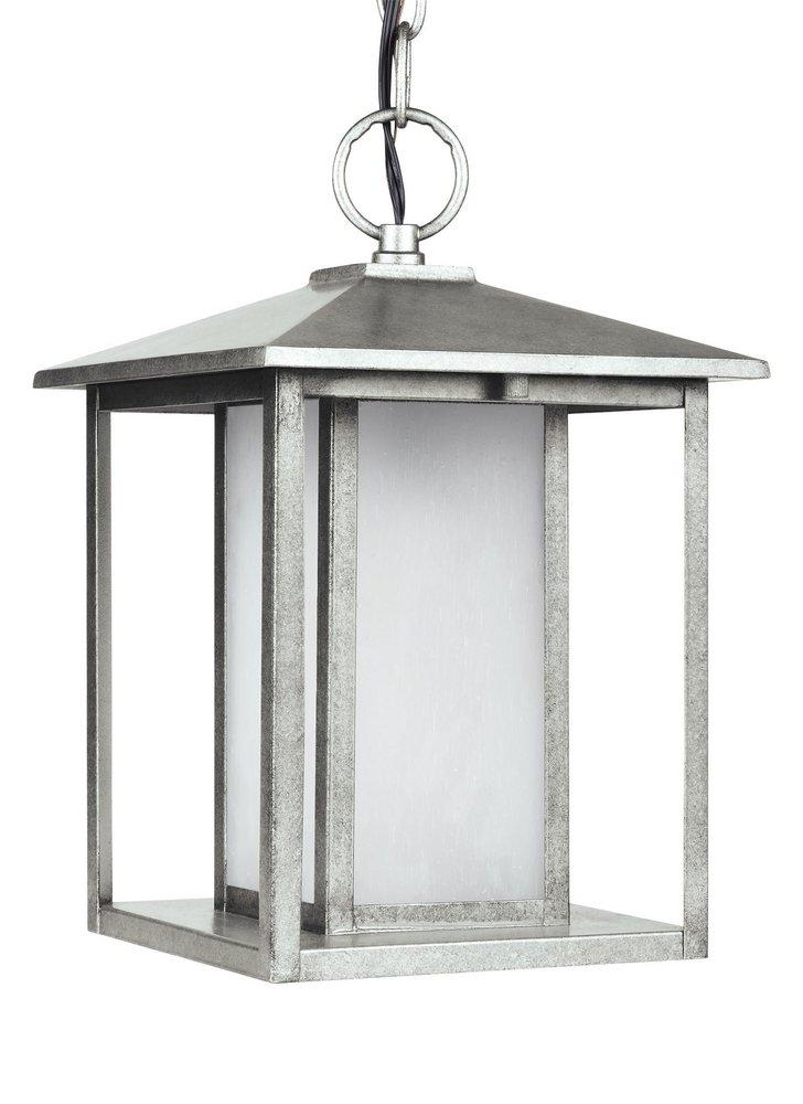 Visual Comfort & Co. Generation Lighting Weathered Pewter LED OUTDOOR PENDANT 