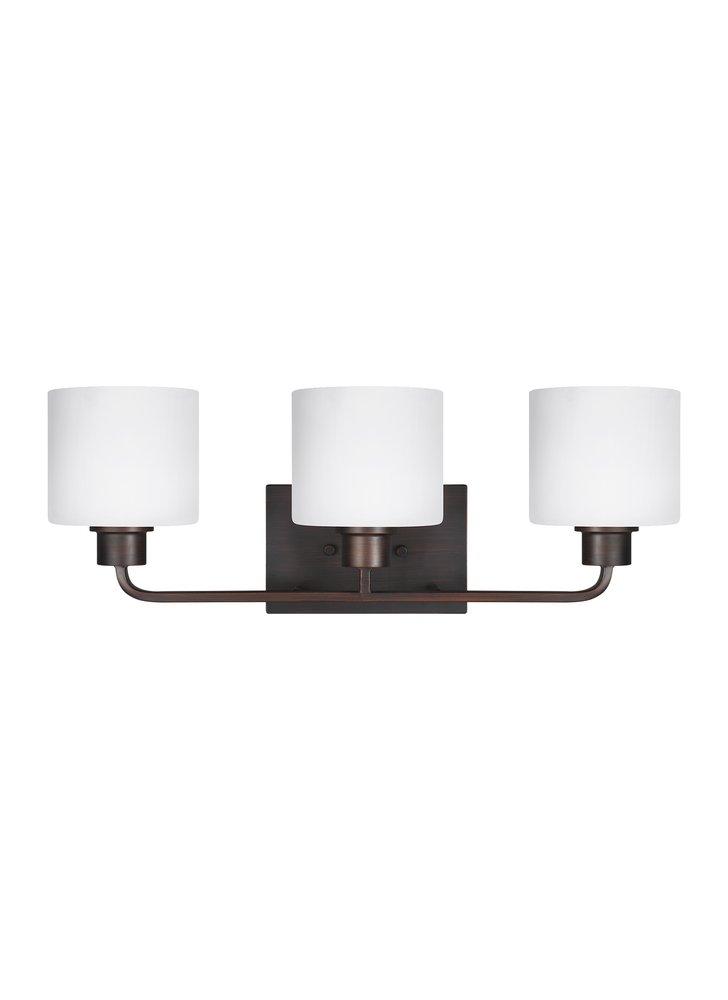 Visual Comfort & Co. Generation Lighting Burnt Sienna THREE LIGHT WALL / BATH 