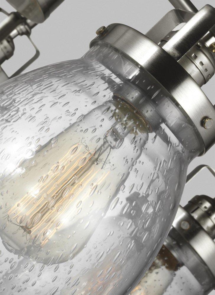 Visual Comfort & Co. Generation Lighting Brushed Nickel 23-7/8 in. 300W 5-Light Medium E-26 Incandescent Chandelier 