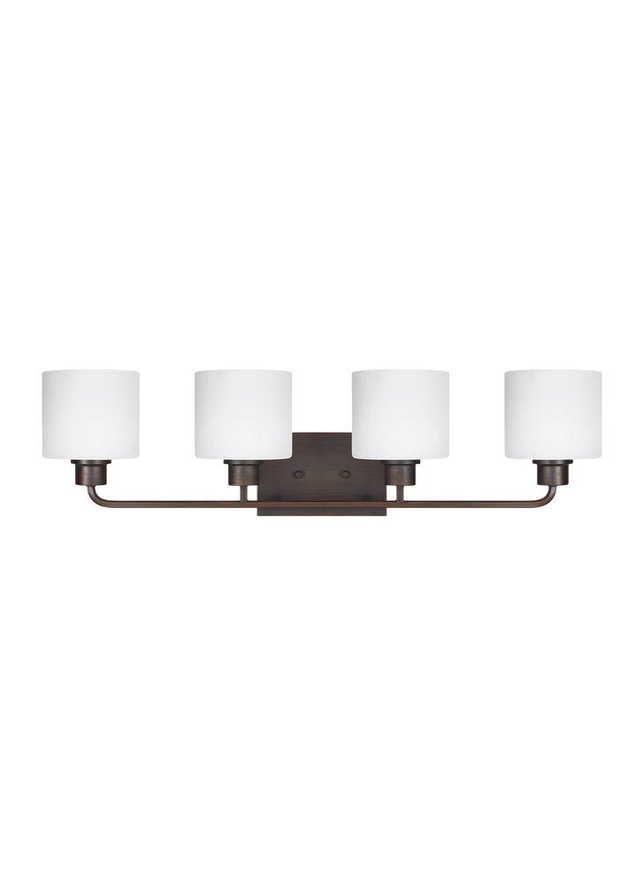 Visual Comfort & Co. Generation Lighting Burnt Sienna FOUR LIGHT WALL / BATH 