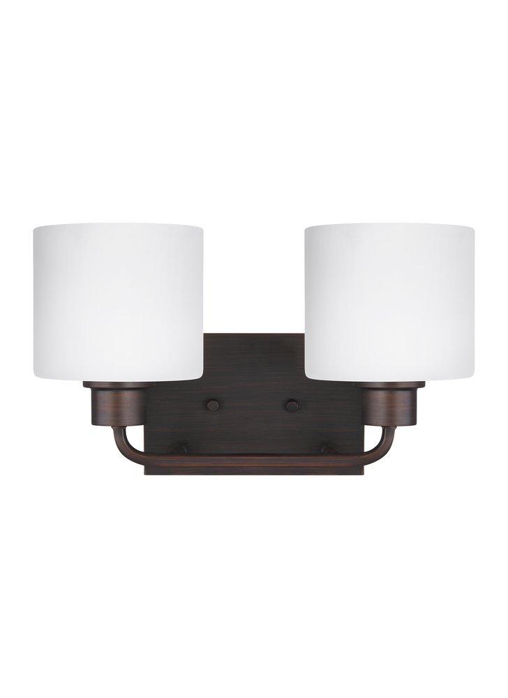 Visual Comfort & Co. Generation Lighting Burnt Sienna TWO LIGHT WALL / BATH 