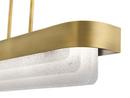 Kichler Lighting Natural Brass 32W 2-Light LED Linear Chandelier 