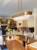 Kichler Lighting Natural Brass 32W 2-Light LED Linear Chandelier 