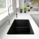 BLANCO Anthracite 33 x 18 in. No Hole Composite Double Bowl Undermount Kitchen Sink 