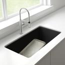 BLANCO Anthracite 33 x 18 in. No Hole Composite Double Bowl Undermount Kitchen Sink 