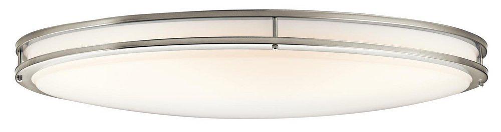 Kichler Lighting Brushed Nickel 54W 1-Light Integrated LED Flush Mount Ceiling Fixture 