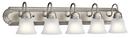 Kichler Lighting Brushed Nickel 100W 5-Light Medium E-26 Incandescent Vanity Fixture 