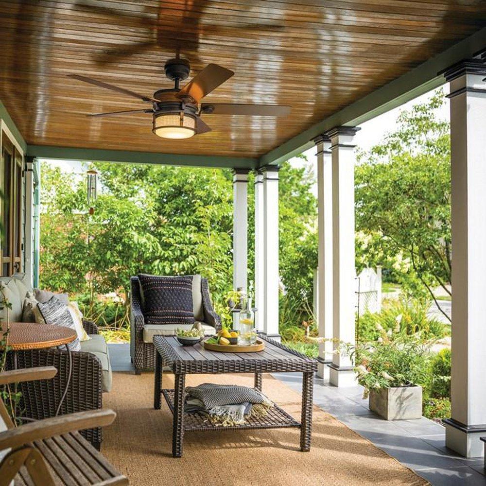 Auburn Stained 60 INCH AHRENDALE FAN 