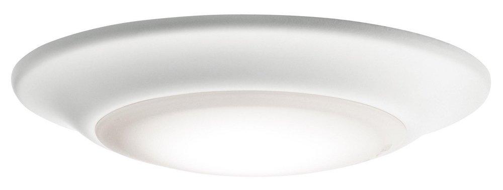 Kichler Lighting White 1-Light 3000 Kelvin 120V LED Recessed Downlight in Textured White 