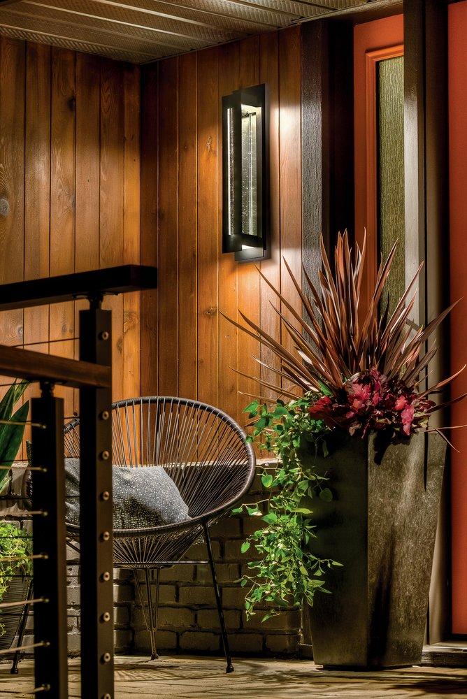 Kichler Lighting Textured Black 15W 2-Light Integrated LED Outdoor Wall Sconce 