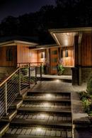 Kichler Lighting Textured Black 15W 2-Light Integrated LED Outdoor Wall Sconce 