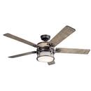 5-Blade Ceiling Fan with 60 in. Blade Span in Anvil Iron