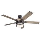 Kichler Lighting Anvil Iron 5-Blade Ceiling Fan with 60 in. Blade Span 