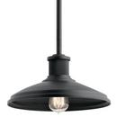 Kichler Lighting Textured Black 100W 1-Light Medium E-26 Incandescent Outdoor Pendant 