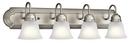 Kichler Lighting Brushed Nickel 400W 4-Light Medium E-26 Incandescent Bath Light 