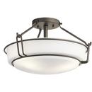 75W 3-Light Medium E-26 Incandescent Semi-Flush Mount Ceiling Fixture