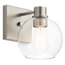Kichler Lighting Brushed Nickel 75W 1-Light Medium E-26 Incandescent Wall Sconce 