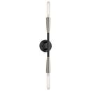 Kichler Lighting Black 60W 2-Light Medium E-26 Incandescent Wall Sconce 