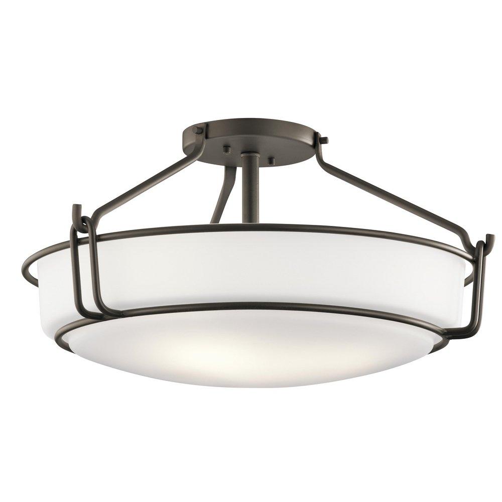 Olde Bronze SEMI FLUSH 4LT 