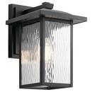 75W 1-Light Medium E-26 Incandescent Outdoor Wall Sconce in Textured Black