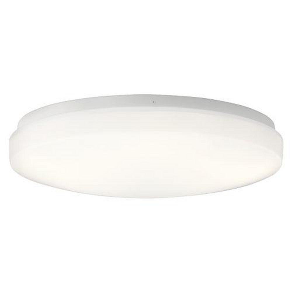 Kichler Lighting White 25W 1-Light LED Flush Mount Ceiling Fixture 