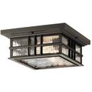 Kichler Lighting Olde Bronze 75W 2-Light Medium E-26 Incandescent Outdoor Ceiling Fixture 