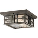 Kichler Lighting Olde Bronze 75W 2-Light Medium E-26 Incandescent Outdoor Ceiling Fixture 